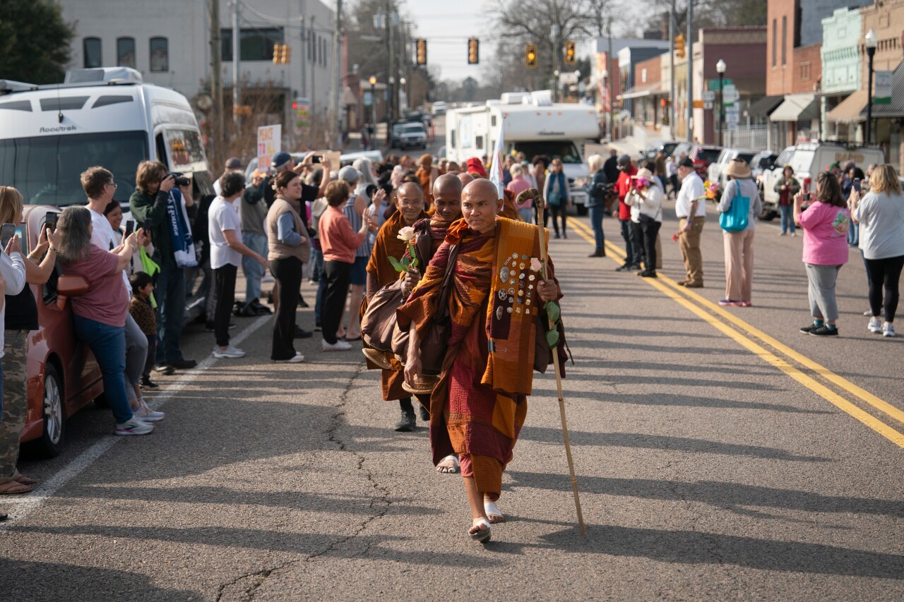 Buddhist Monks Peace Walk
