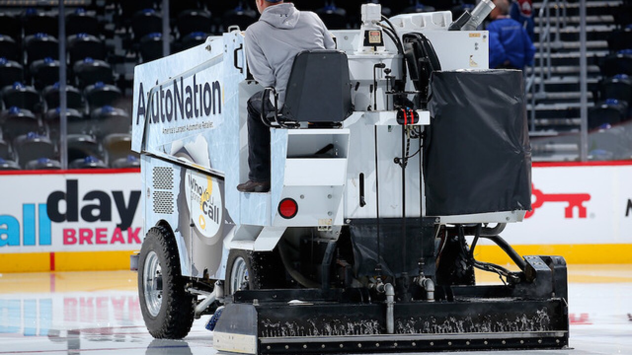 Zamboni driver helps save heart attack victim during hockey game