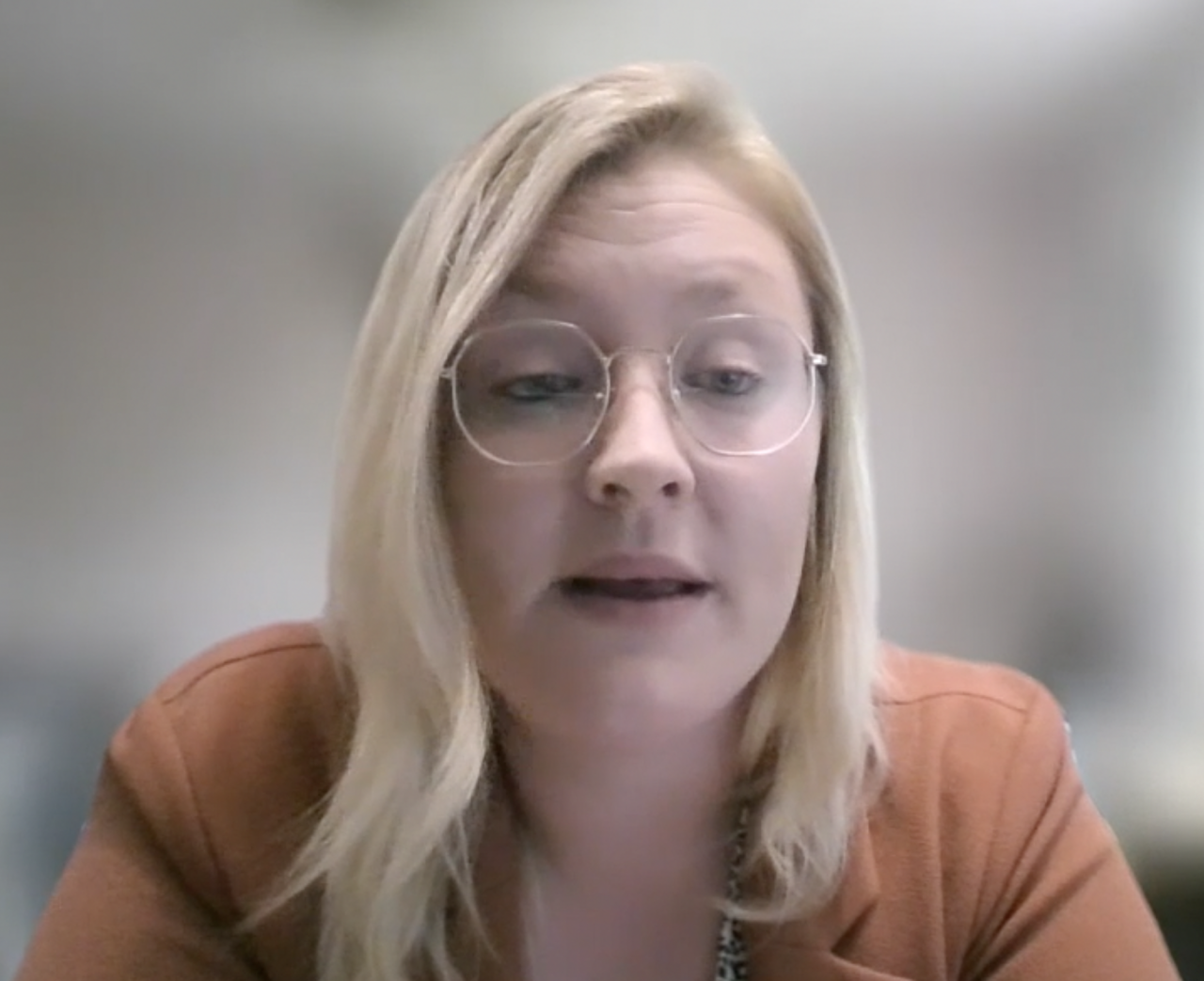 Jordyn Johnson, former volunteer coordinator for the CASA program in Carroll, Grant and Owen Counties