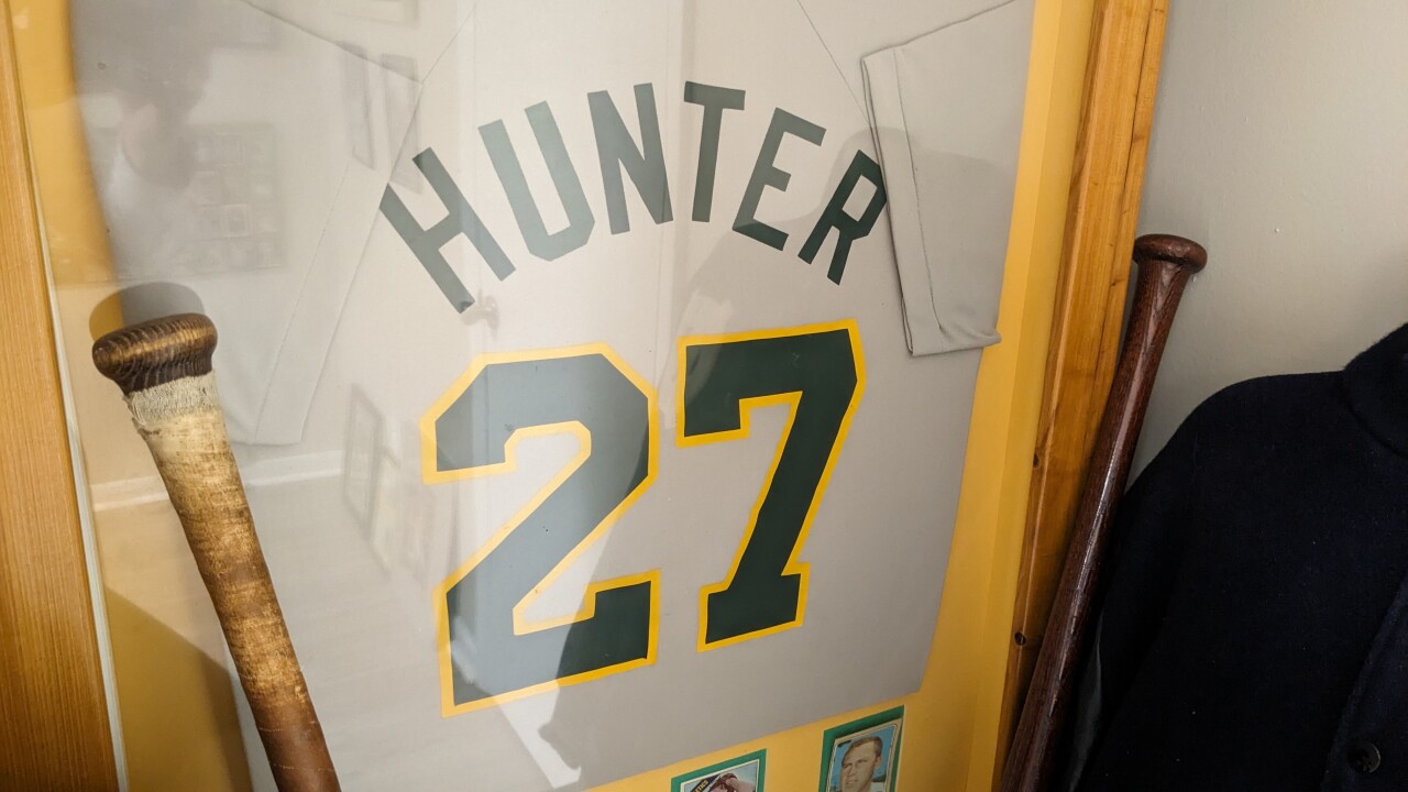 Jim "Catfish" Hunter jersey