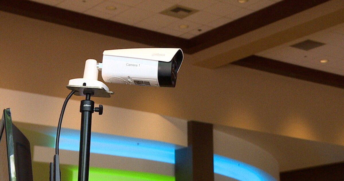 Boise Centre using thermal cameras to check everyone's temperature