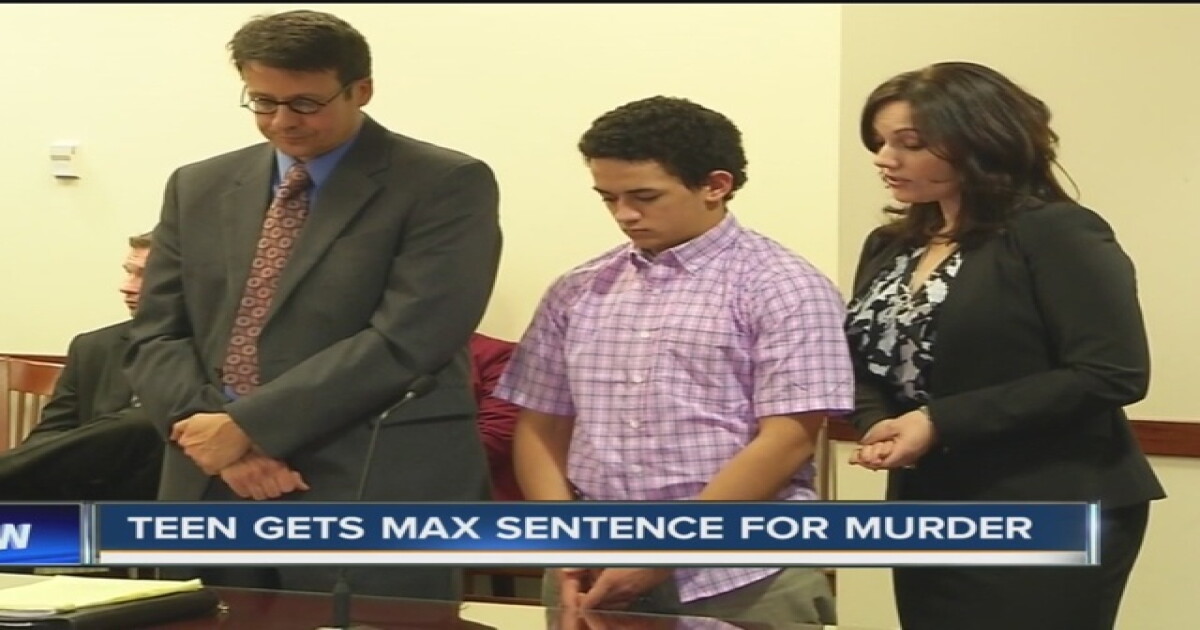 Teen murderer gets maximum sentence