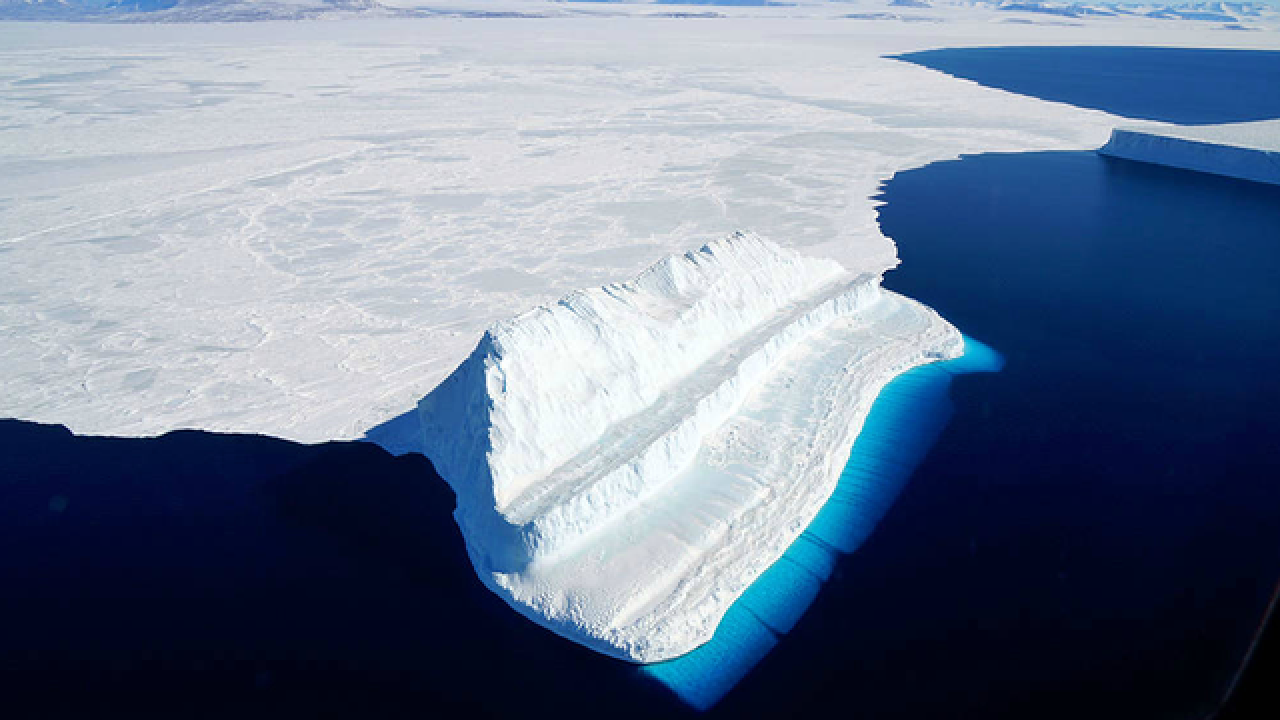 The Bluest of Ice captured in magnificent photograph by NASA