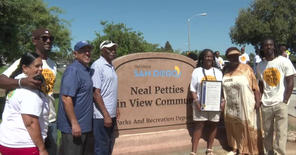 Neal Petties park sign unveiled in San Diego's Mountain View neighborhood to honor his legacy