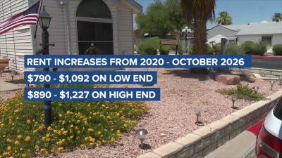 Henderson senior mobile home community residents say rising land rent is pushing them out