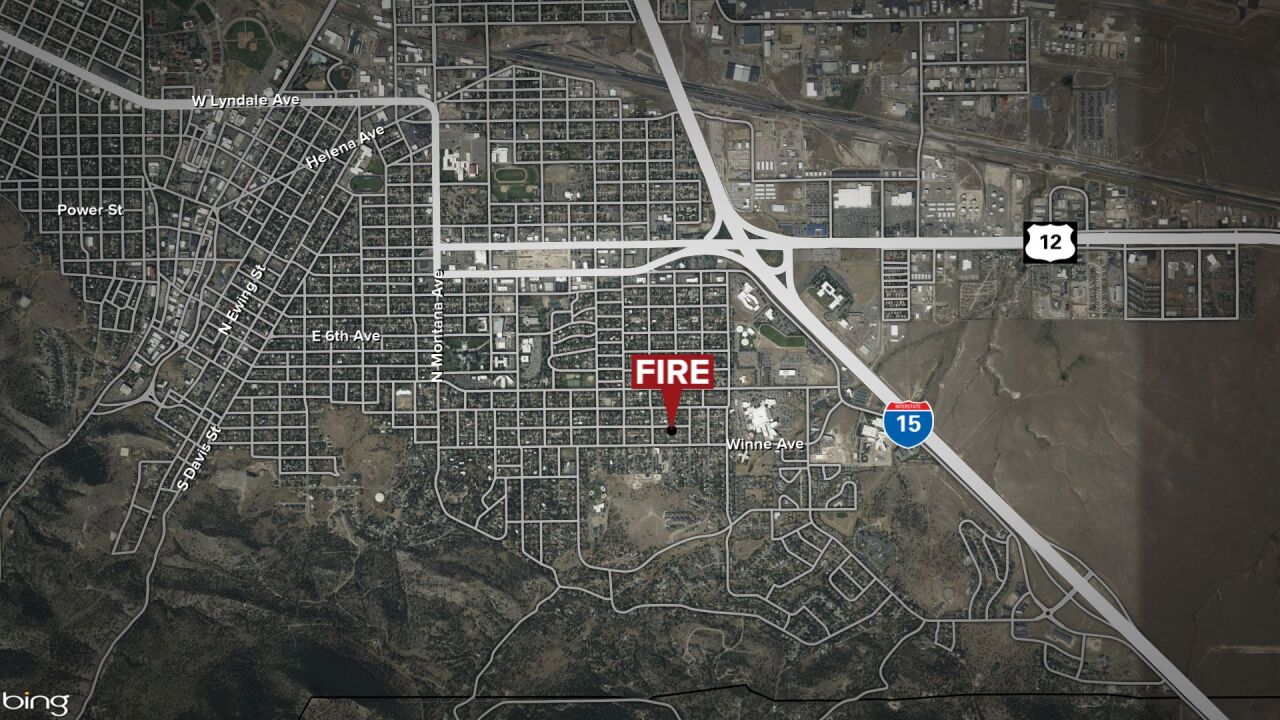 Emergency crews responded to a fire at a residence on the 2000 block of Jerome Place in Helena on Monday, December 8, 2025.