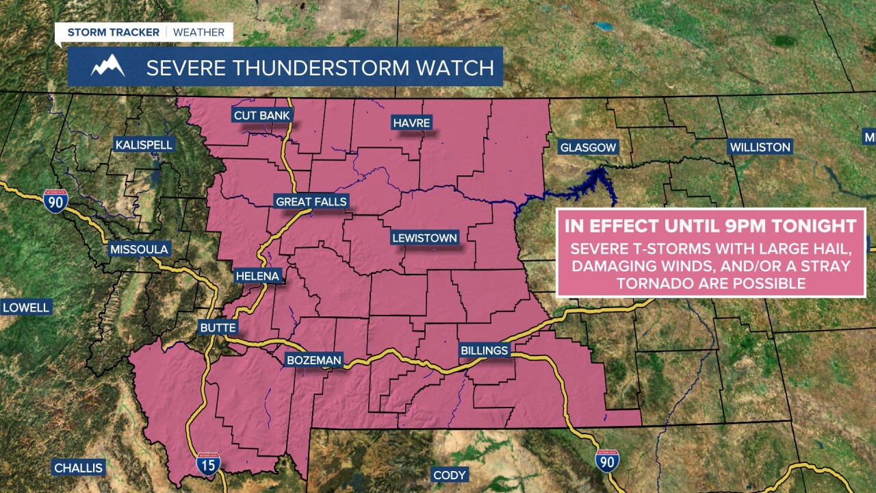 Severe thunderstorm watch - July 7, 2022