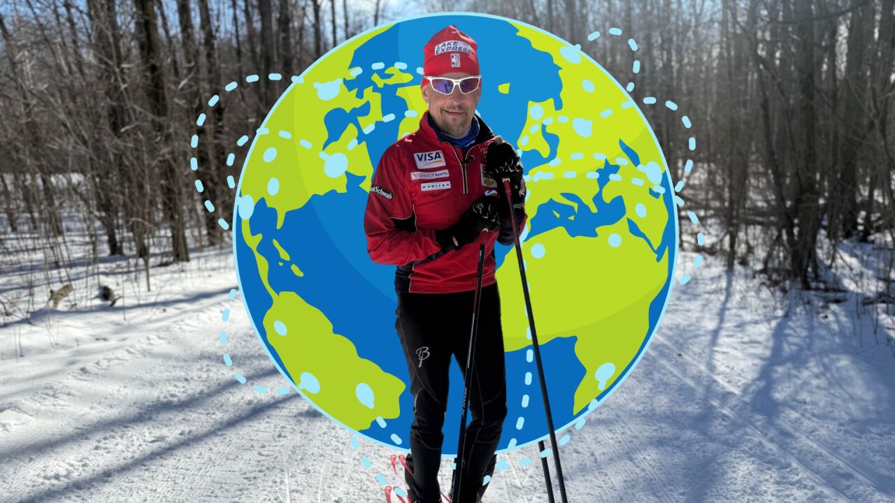 Global Plymouth cross-country skier