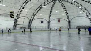 Patterson Park skating rink 