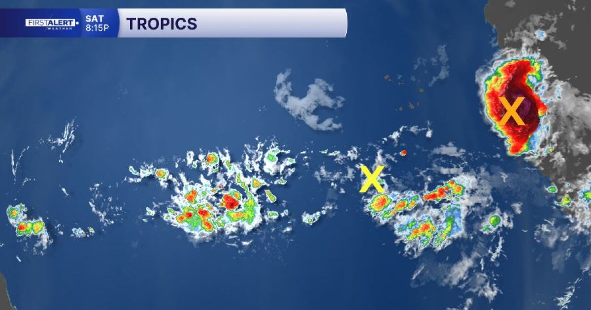 Tracking the tropics:   We're watching two disturbances in the eastern Atlantic