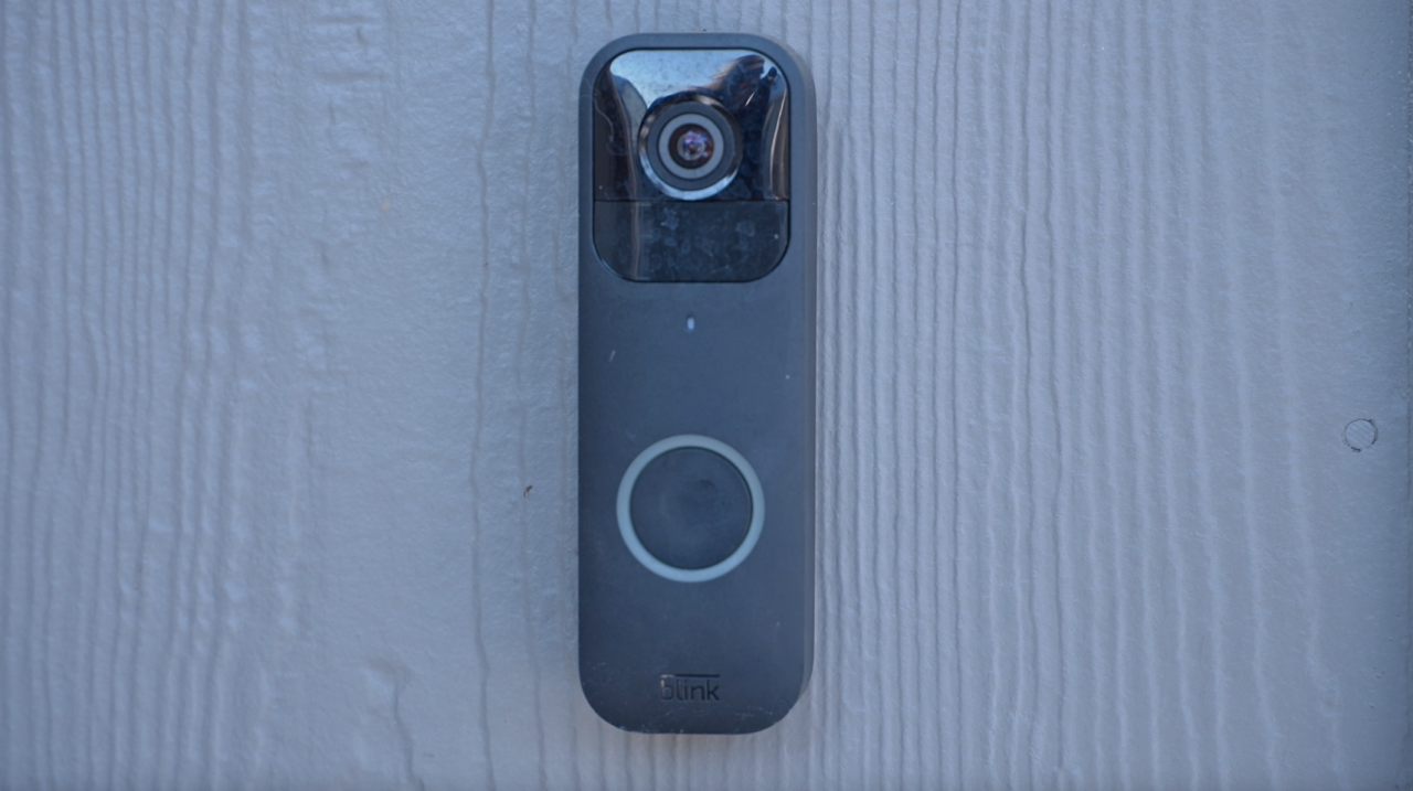 Doorbell security camera