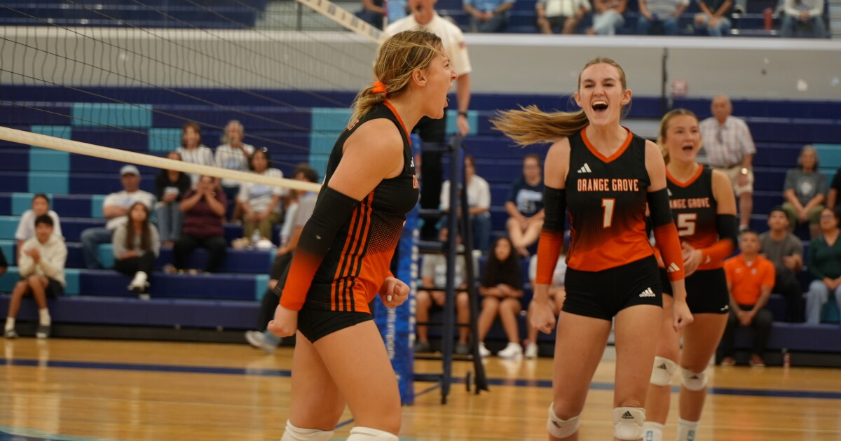 Orange Grove volleyball wins fourth set non-district thriller over Carroll