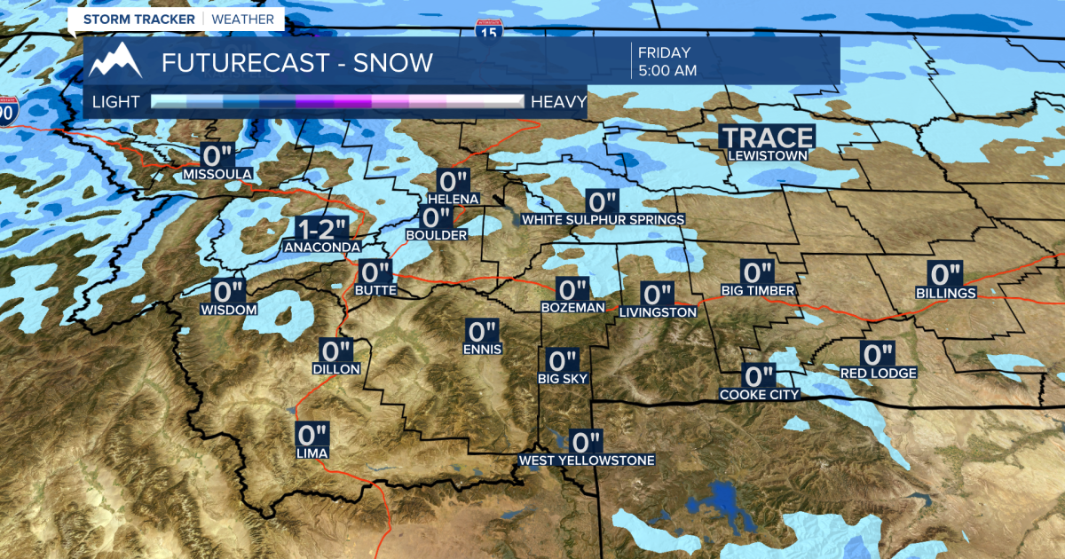 Pinch of mountain snow Wednesday night