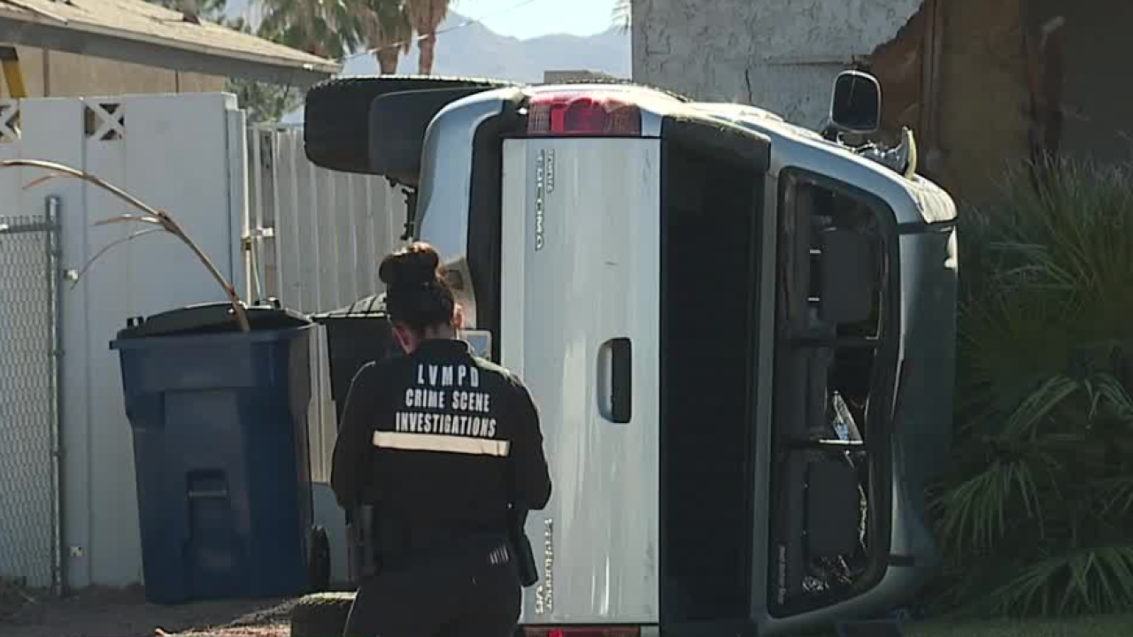 Accused drunk driver crashes into Las Vegas home, homeowner says it's was a scary awakening