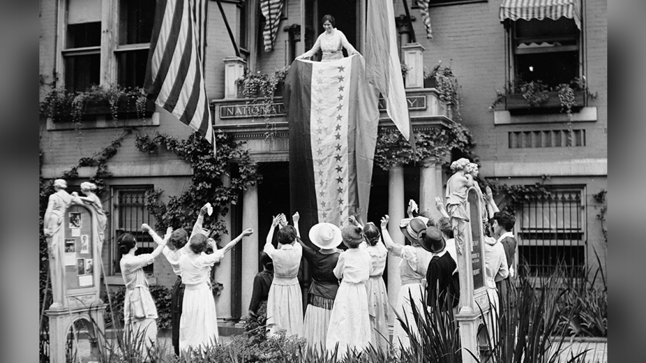 The 19th Amendment was passed 100 years ago today, officially granting women the right to vote