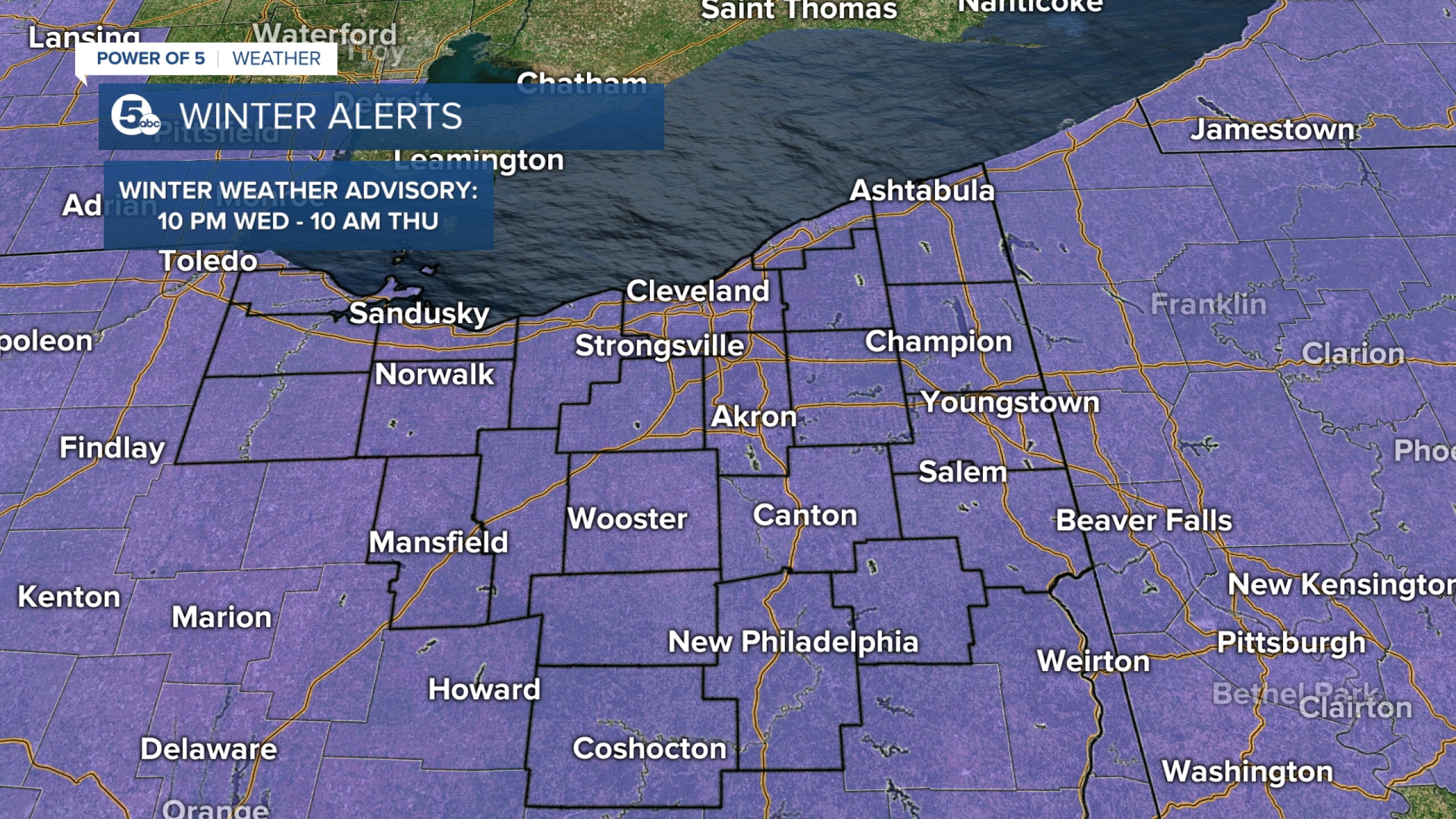 Winter Weather Advisory issued for freezing rain and ice accumulation