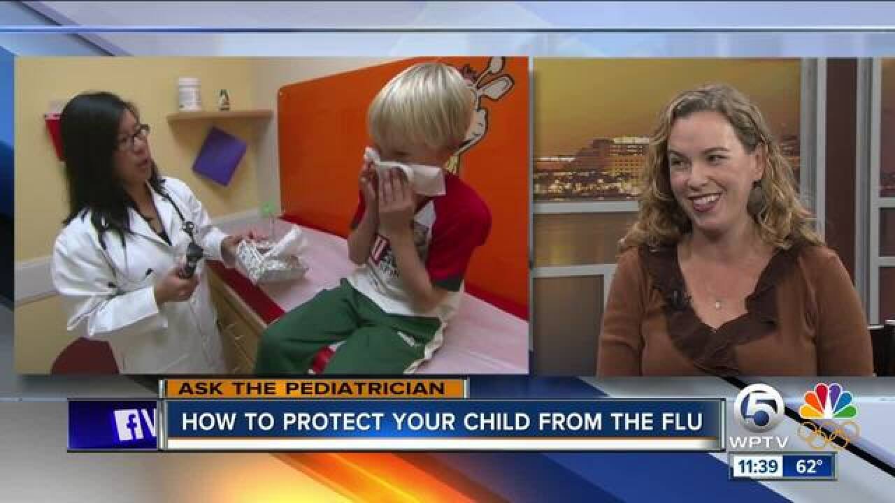 Tips on protecting your child from the flu