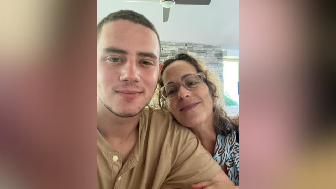 Omar Neutra and his mom Orna Neutra