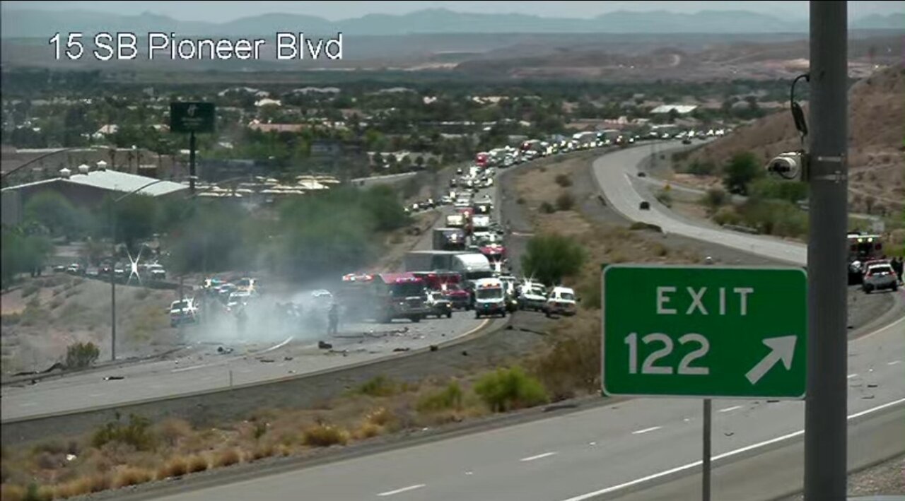 I-15 crash in Mesquite
