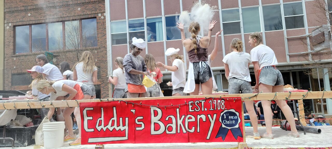 Helenan's flood downtown for Vigilante Day Parade
