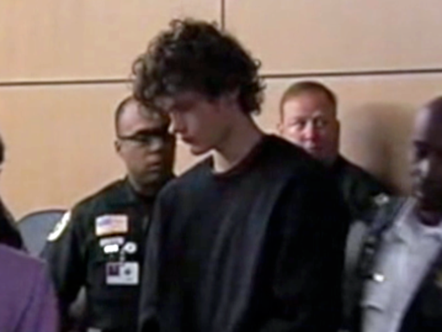 Corey Johnson in court in 2018