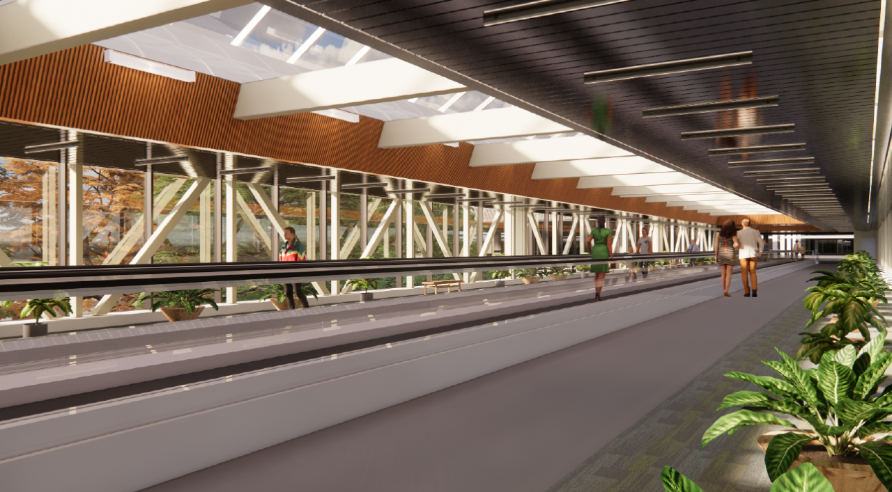Norfolk Airport People Mover rendering 2