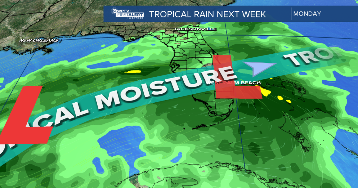 WHAT TO EXPECT: The timing of this surge of tropical moisture