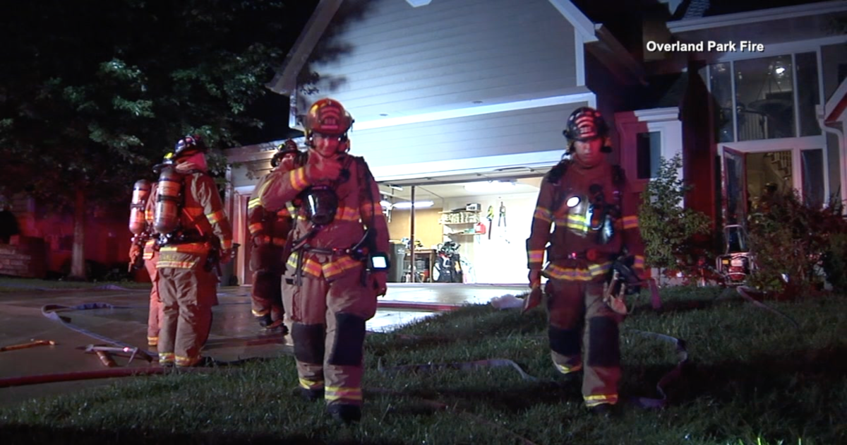 Lightning possible cause of Overland Park house fire