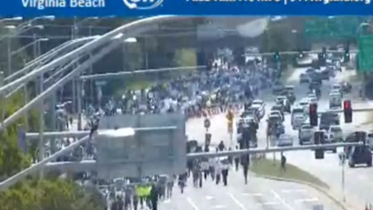 Black Lives Matter Protest Held In Virginia Beach