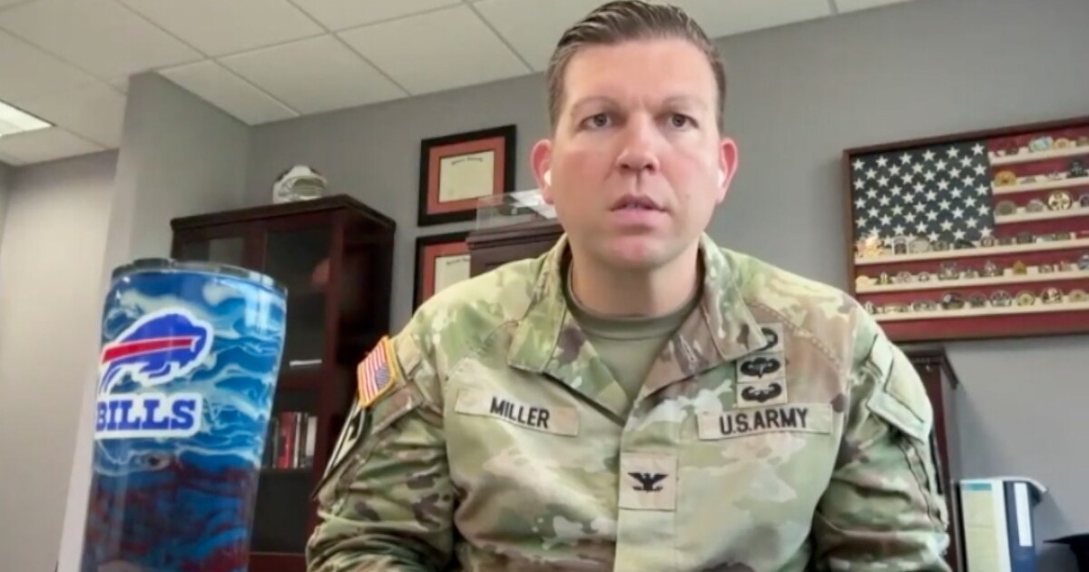 Da Col. Patrick WNY hero Colonel Patrick Miller reacts to the shooting at Fort Stewart