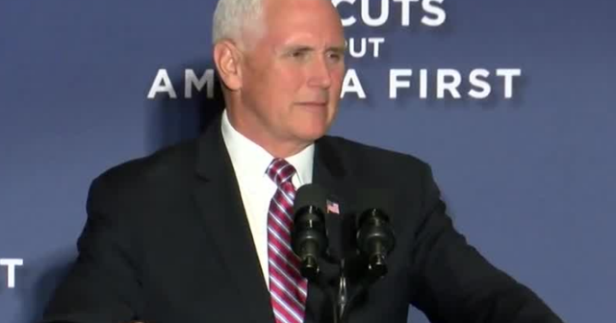 Vice President Mike Pence touts tax cuts despite Milwaukee Democrat's criticism