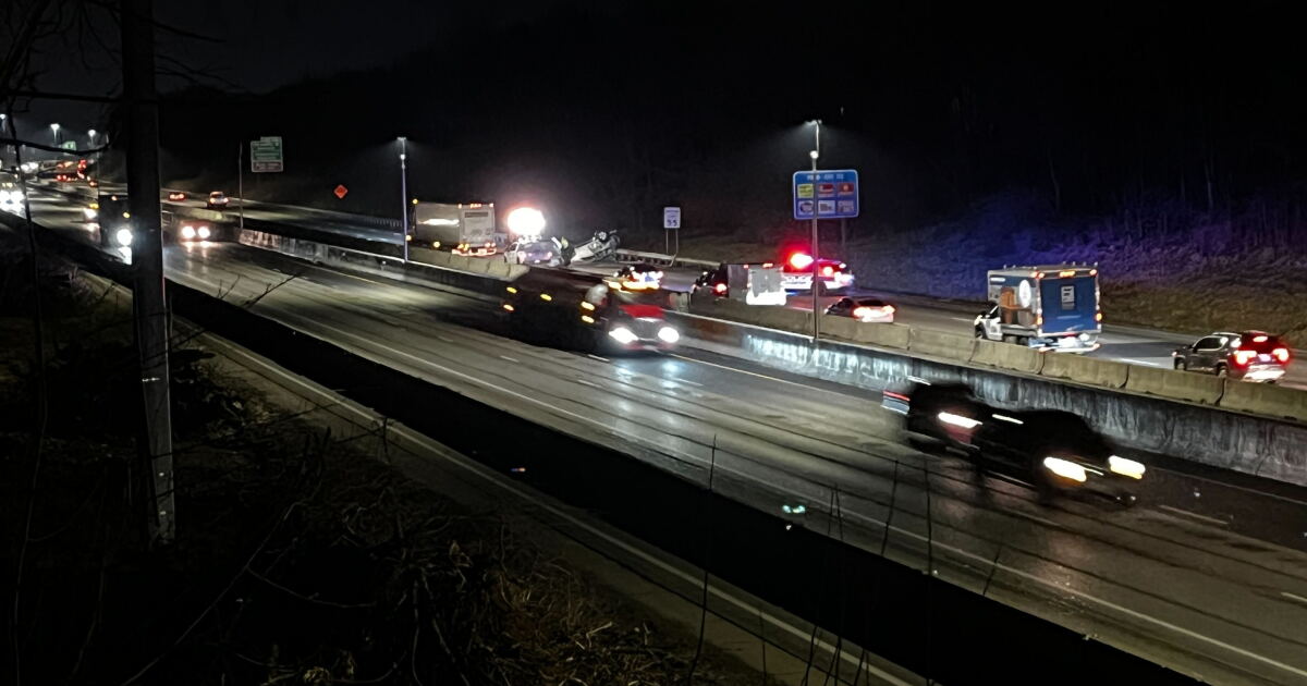 Lanes back open on I-75 northbound near mile marker 112 after flipped ...