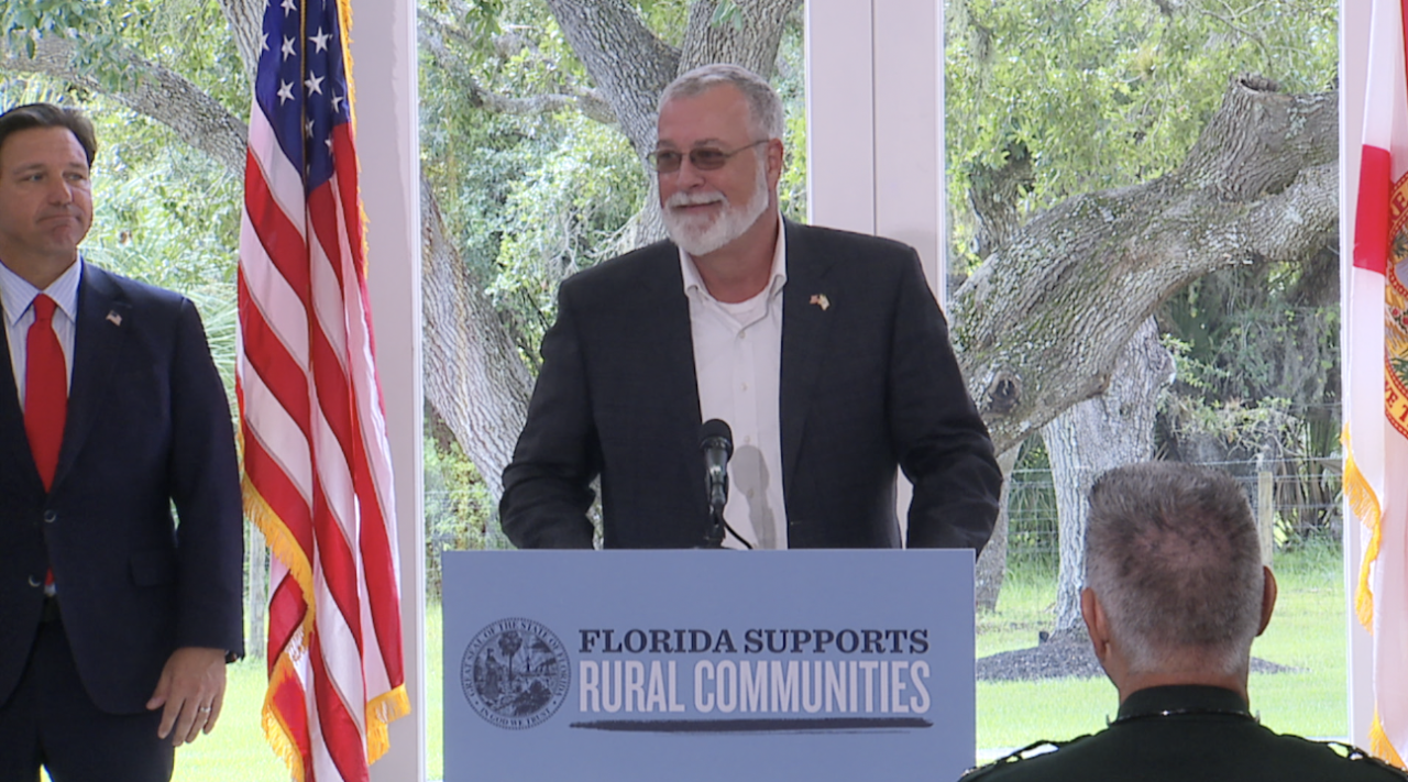 Florida Senate President Ben Albritton speaks
