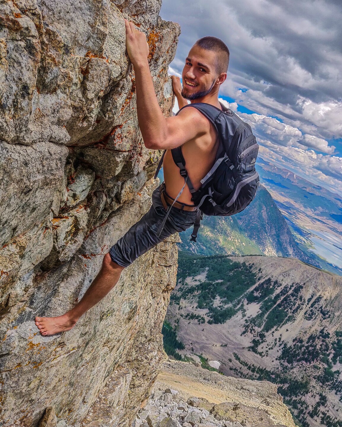 Jonathan Mather_barefoot 14er 2