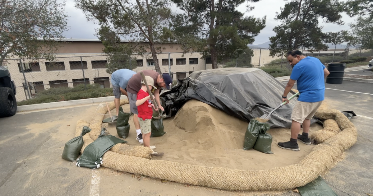 San Marcos readies sandbags as Tropical Storm Rachel threatens San Diego County with heavy rain and flash flooding