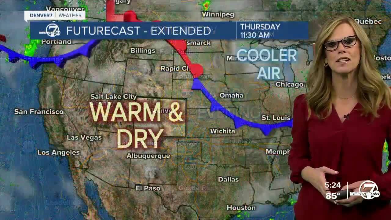 Warm and dry on Thursday