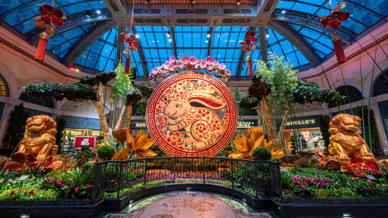 First look: Check out Bellagio's Lunar New Year display