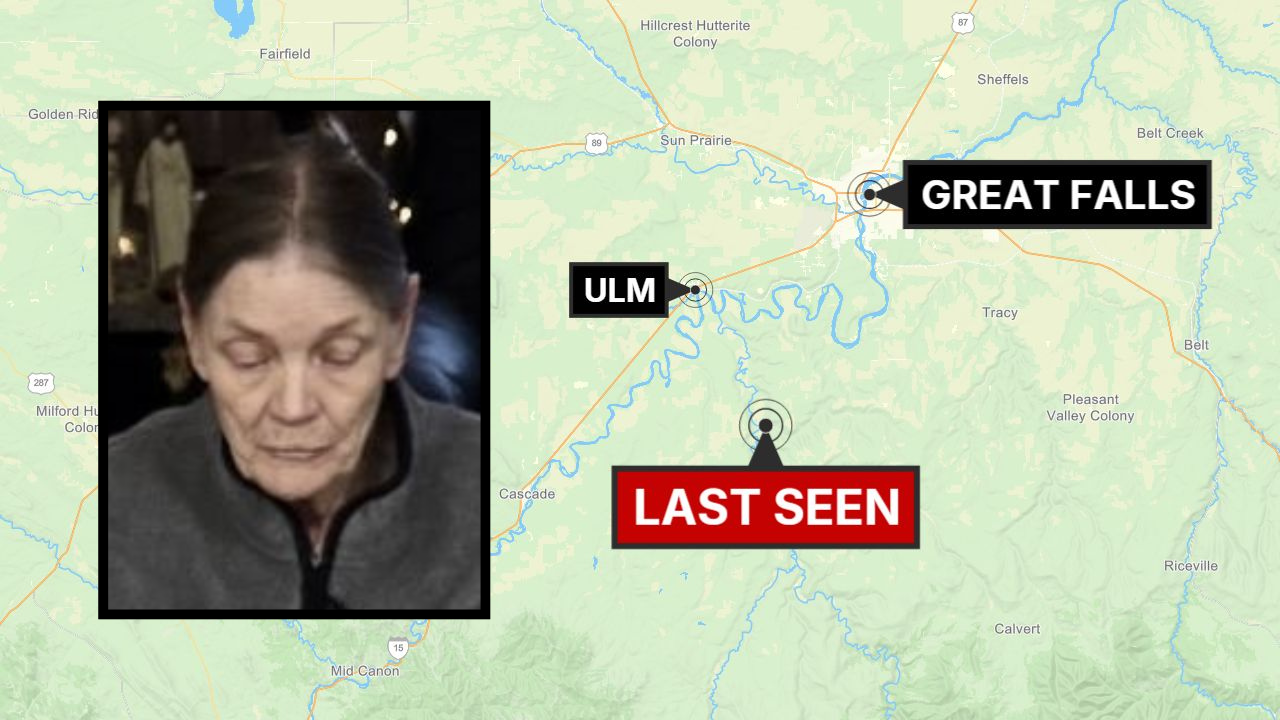 Missing person advisory for elderly woman in Cascade County