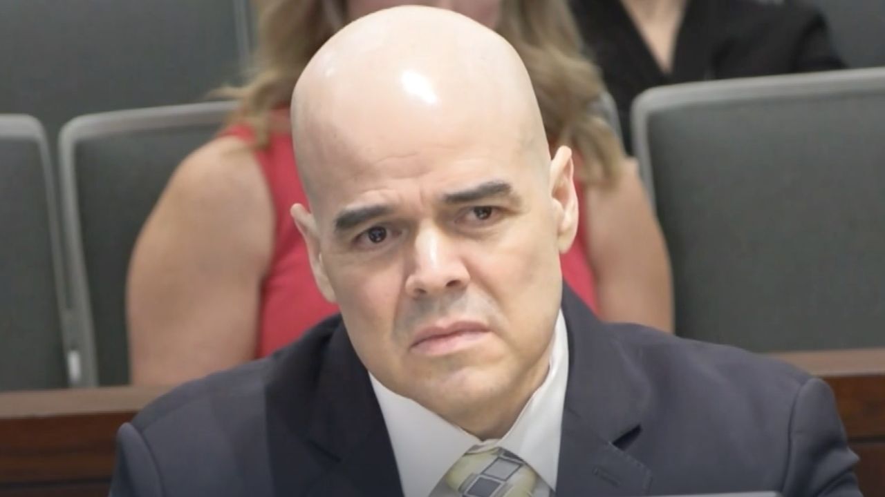 Robert Telles on Aug. 14, 2024, during his trial for the murder of Las Vegas Review-Journal reporter Jeff German.