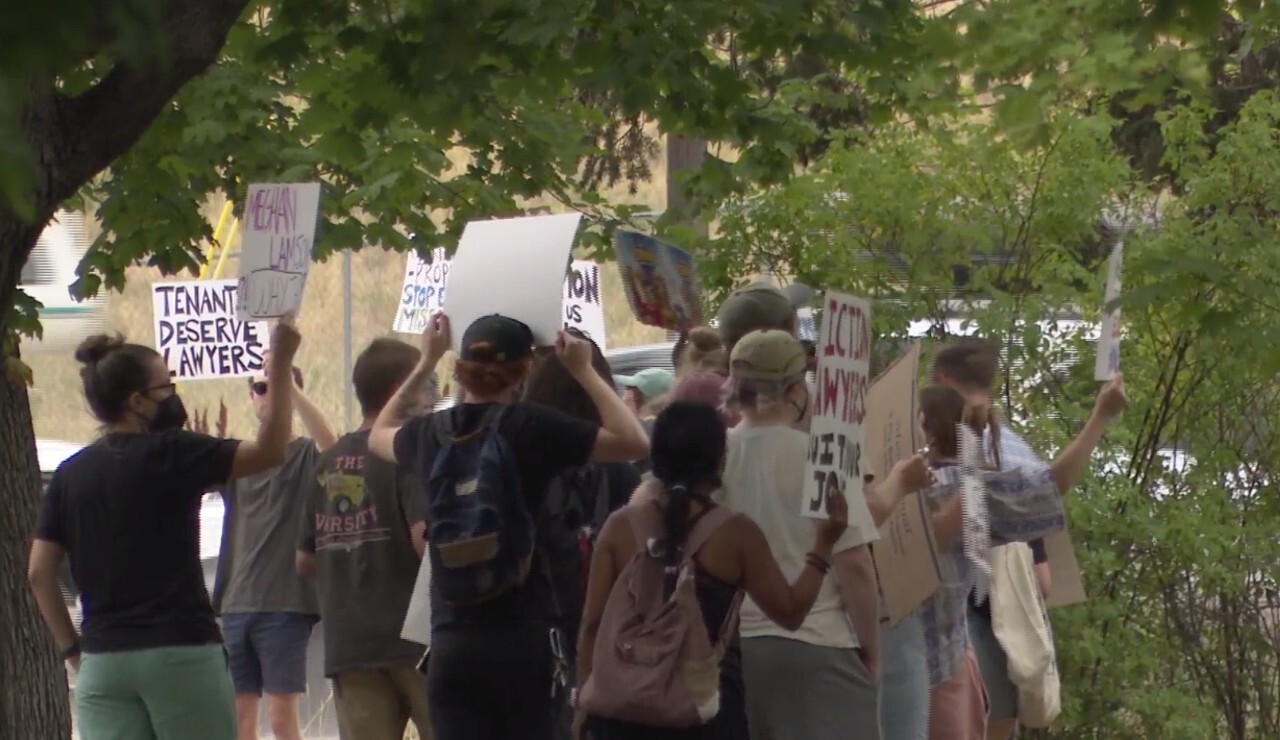 Missoula Eviction Protest