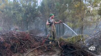 UPDATE: Wildfire in Gretna now contained