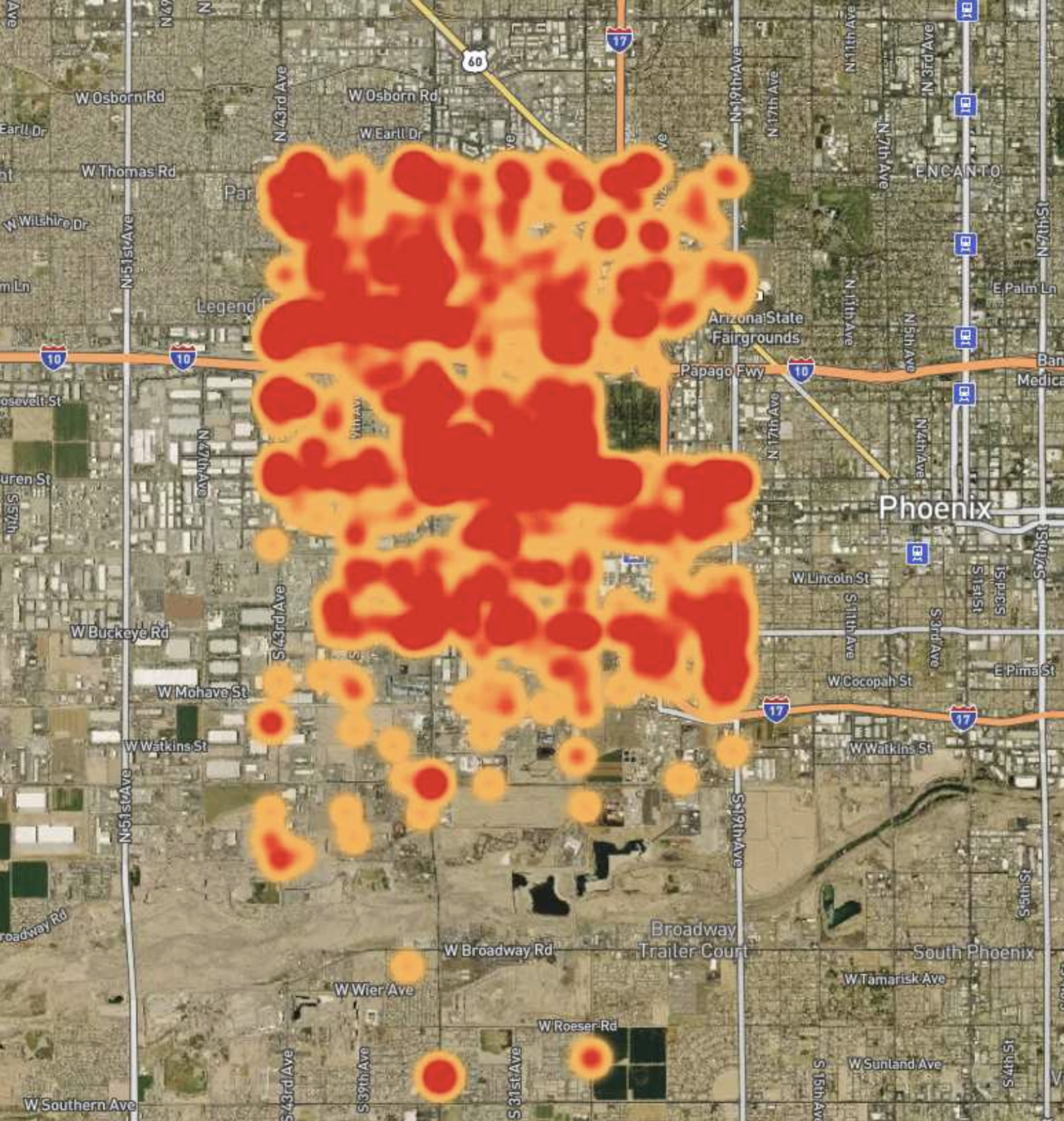 Maryvale crime incidents in 2019