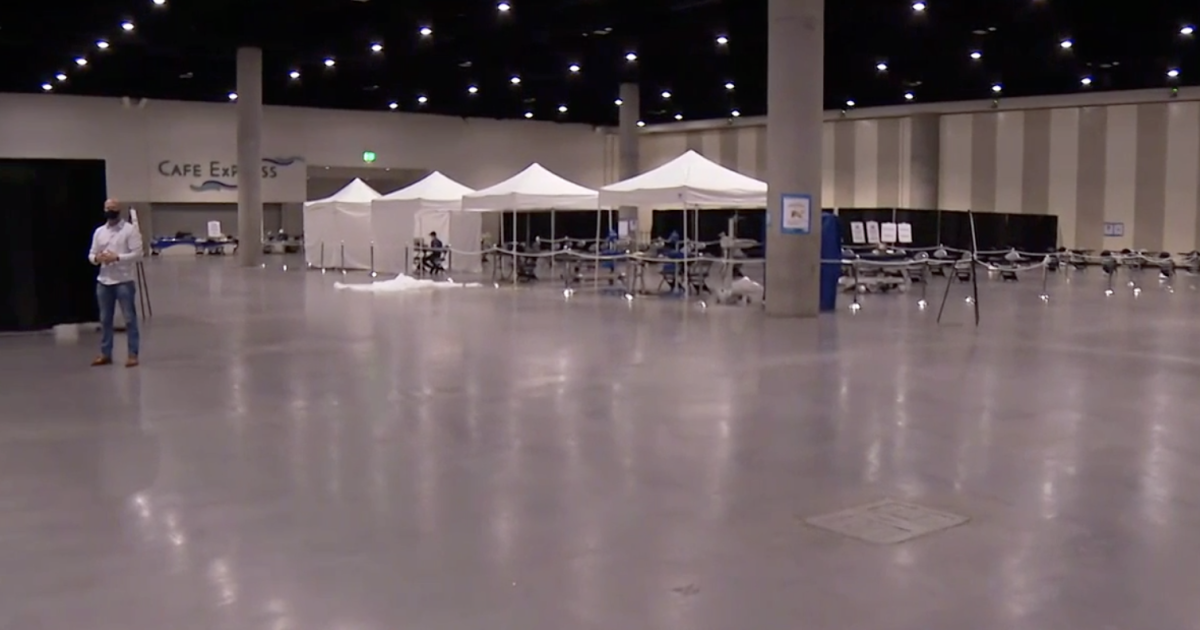 First look at the San Diego Convention Center migrant shelter