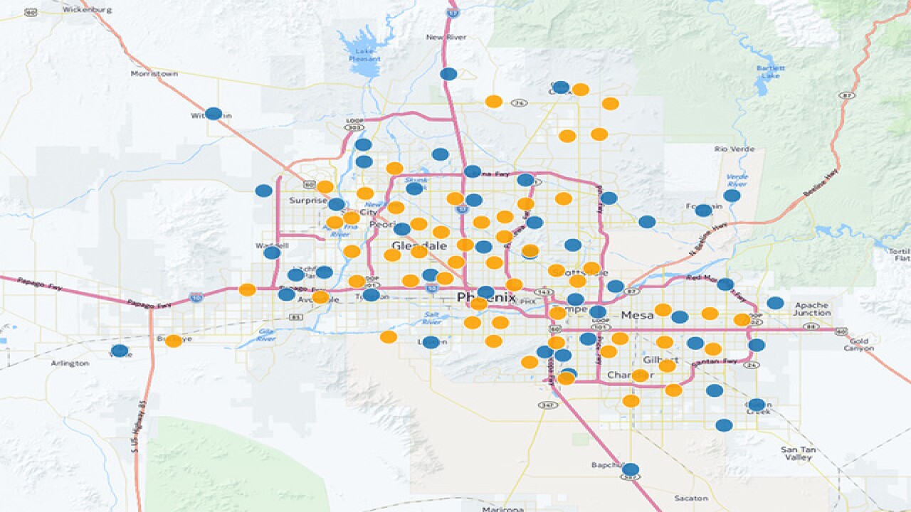 MAP 56 new Valley polling locations for May