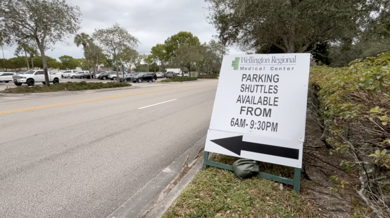 Wellington Regional Medical Center parking 12202023.png