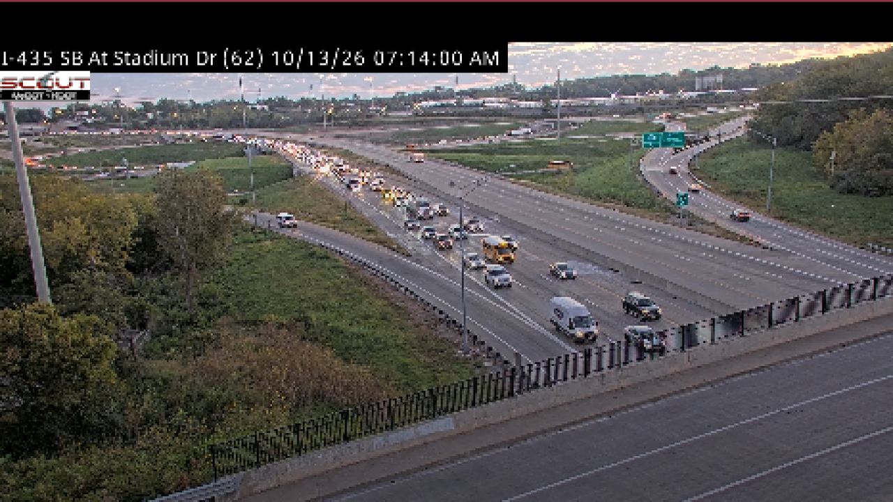 I-435SB at Stadium Drive