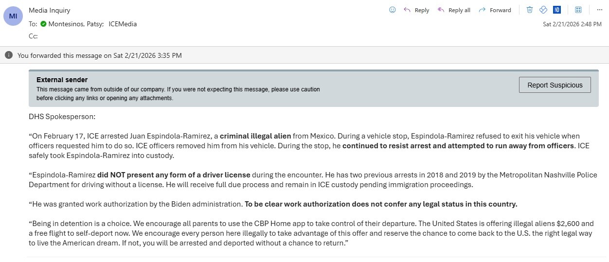 DHS responds to NewsChannel5