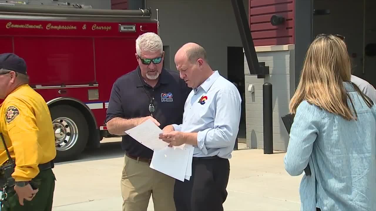 Governor Jared Polis updates colorado wildfires.jpg