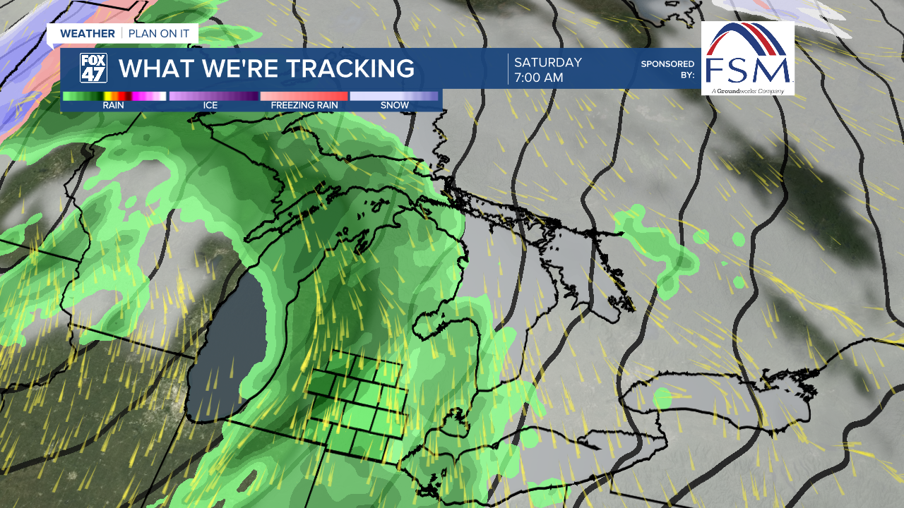 Saturday Morning Brings Showers and Possible T-Storms