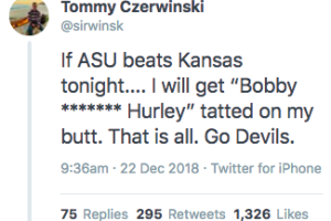 Tommy Czerwinski tweet 2